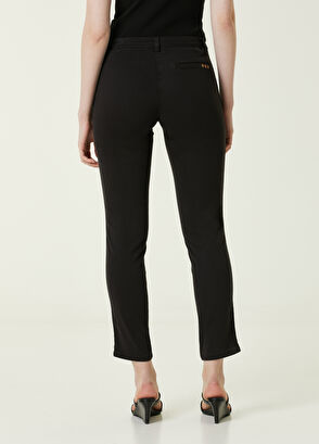 Beymen Club Siyah Dar Paça Crop Pantolon - 5
