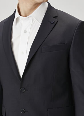 Beymen Club Drop 6 Lacivert Yün Karışımlı Takım Elbise - 7