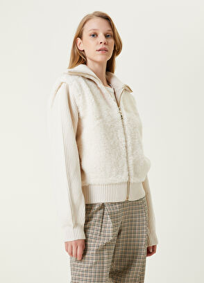 Beymen Club Ekru Triko Garnili Ceket - 3