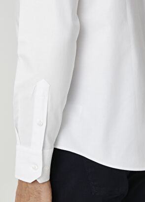 Beymen Club Regular Fit Beyaz Oxford Gömlek - 7