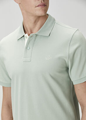 Beymen Club Basic Fit Green Polo Neck T-Shirt - 6