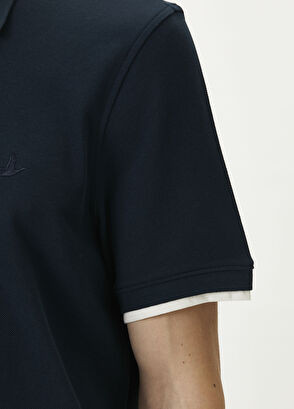Beymen Club Lacivert Comfort Fit Garnili Polo T-shirt - 7