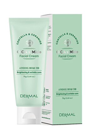 Dermal CICA x Mide Facial Cream Centella Asiatica ve Seramid Özlü Aydınlatıcı ve Kırışıklık Karşıtı Yüz Kremi 75 ml - 5