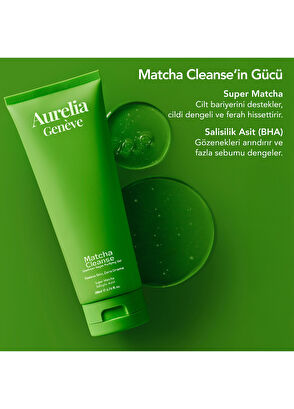 Aurelia Genève Matcha Cleanse Glow Green Purifying Gel - 5
