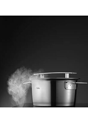 Fissler Phi Collection Cam Kapak Çelik Derin Tencere 24 cm - 5