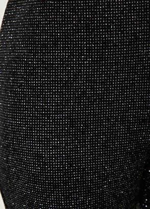 Beymen Club Black Glitter Evening Pants - 6