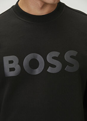 Boss Siyah Sweatshirt - 5