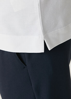 Beymen Club Comfort Fit Beyaz Polo Yaka T-shirt - 8