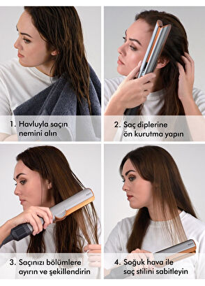 Dyson Airstrait™ Ceramic Pink Saç Düzleştirici - 6