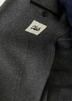 Beymen Club Gray Wool Coat - 8