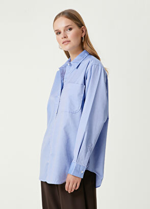 Beymen Club Mavi Cepli Gömlek - 4