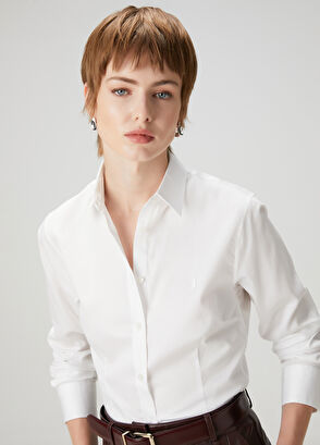 Beymen Club Beyaz Non-Iron Slim Fit Gömlek - 4