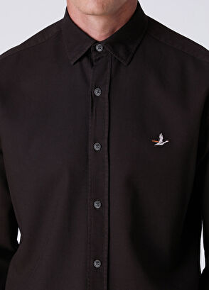 Beymen Club Comfort Fit Brown Brass Textured Shirt - 6