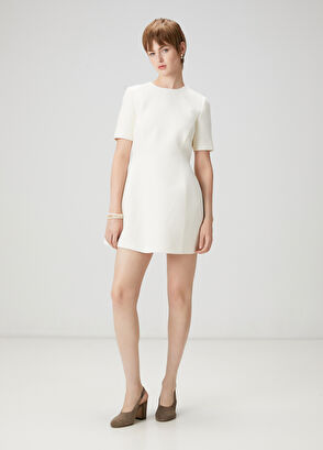 Beymen Club Ecru Mini Dress - 4