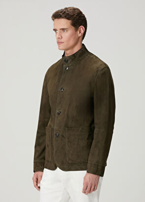 Beymen Club Khaki Suede Jacket - 5