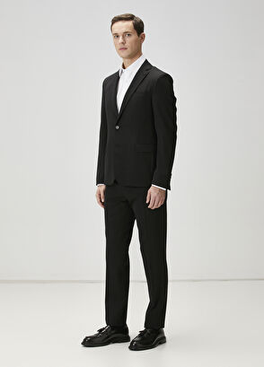 Beymen Club Drop 6 Siyah Yün Takım Elbise - 3