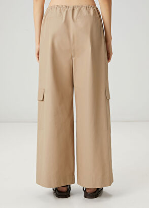 Beymen Club Bej Beli Bağcıklı Kargo Pantolon - 4