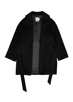 Beymen Club Black Belt Wool Coat - 6