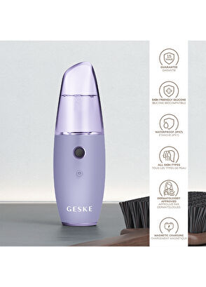 Geske Facial Hydration Refresher Mor 4'ü 1 Arada Yüz Nemlendirici Tazeleyici Cilt Bakım Cihazı - 6