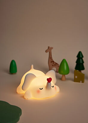 Acornia Love Elephant Silikon Çocuk Gece Lambası - 5