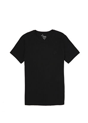 Siyah Logo Detaylı T-shirt Beymen Club Siyah Logo Detaylı T-shirt - 8