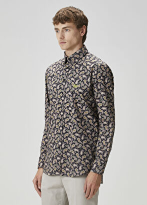 Etro Lacivert Etnik Desenli Gömlek - 3