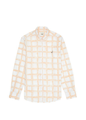 Beymen Club Comfort Fit Orange Faded Check Shirt - 8