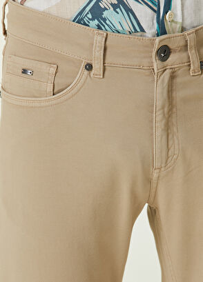 Beymen Club Bej Biye Detaylı Gabardin Pantolon - 4