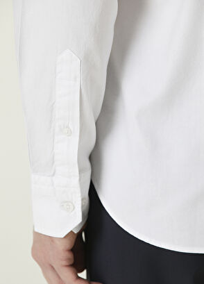 Beymen Club Slim Fit Beyaz Oxford Gömlek - 7