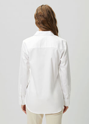Beymen Club White Basic Poplin Shirt - 5