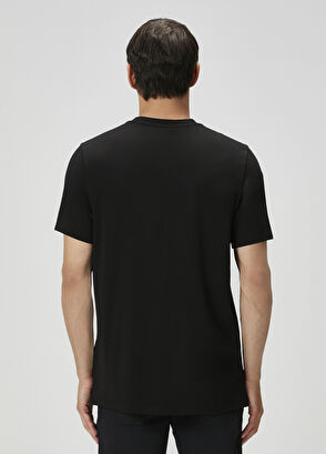 Beymen Club Siyah Çerçeve Kaz Baskılı T-shirt - 5