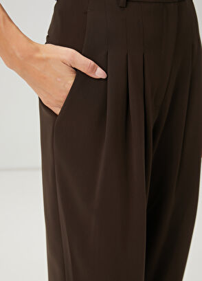 Beymen Club Kahverengi Dökümlü Pantolon - 6