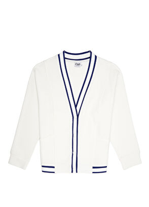 Beymen Club Mavi Beyaz Şeritli Hırka - 8