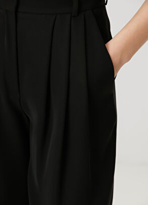 Beymen Club Siyah Dökümlü Pantolon - 7