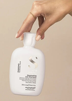 Alfaparf Semi Di Lino Diamond Illuminating Low Shampoo Brightening Effect Shampoo 250 ml - 3