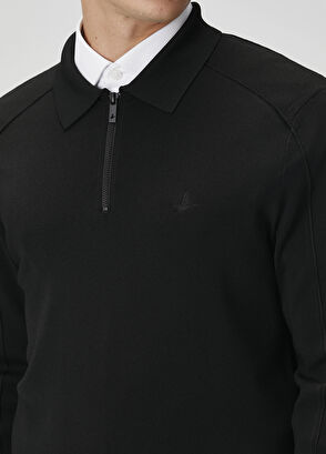 Beymen Club Siyah Polo Yaka Triko - 6