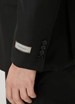 Siyah Yün Takım Elbise - Görsel 9