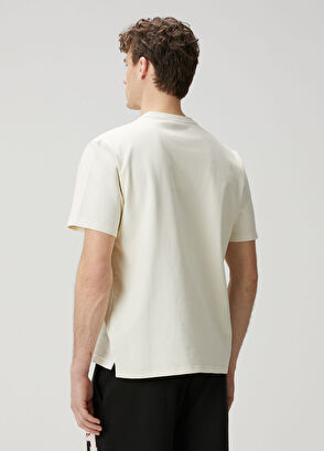 Autry Krem Logo Detaylı T-shirt - 4