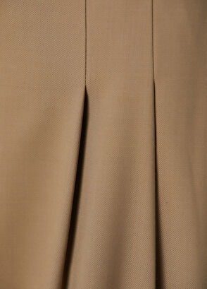 AllSaints Poppy Camel Wide Leg Yün Pantolon - 6