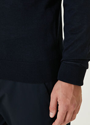 Pal Zileri Lacivert Yün Triko - 6