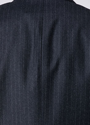 Beymen Club Anthracite Flannel Wool Double Breasted Suit - 9