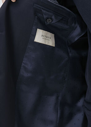 Beymen Collection Drop 7 Lacivert Yün Blazer Ceket - 9