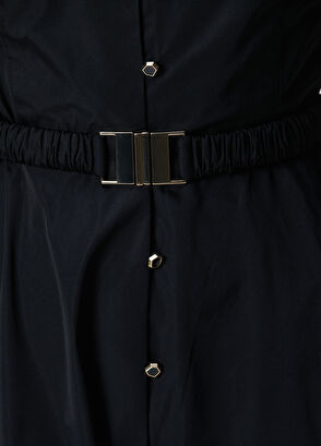 Network Siyah Tafta Elbise - 6