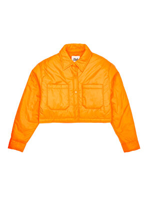 Beymen Club Neon Turuncu Kısa Trucker Ceket - 8