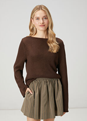 Beymen Club Brown Sheer Sweater - 4