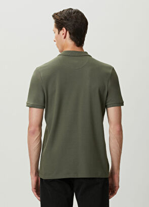 Beymen Club Haki Polo Yaka Düğmeli T-shirt - 4