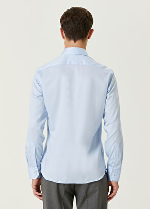 Beymen Club Slim Fit Mavi Normal Yaka Gömlek - 4