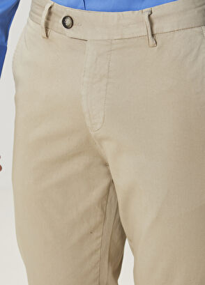 Beymen Club Slim Fit Bej Chino Pantolon - 4