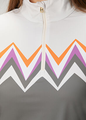 Bogner Beline Gray White Patterned Layer - 5