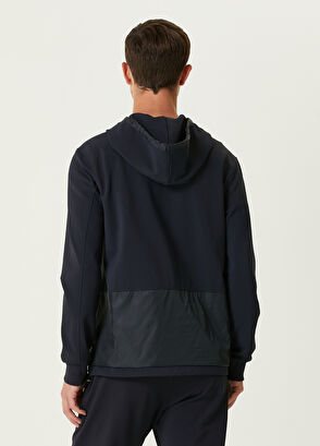 Beymen Club Navy Blue Hooded Garni Detailed Sweatshirt - 5